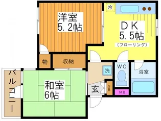 エレガン学芸大学【3階】の間取り