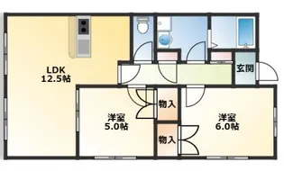 ビューシティー2000【3階】の間取り