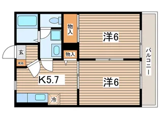 ディア柴田ガーデン【3階】の間取り