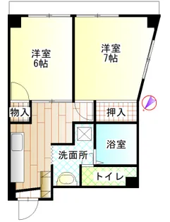 ベアビル【2階】の間取り