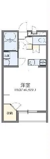 レオパレスプレミール西浦【1階】の間取り