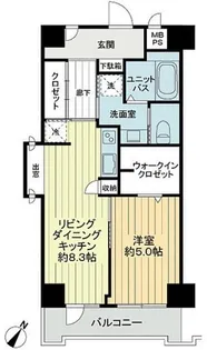 藤和三軒茶屋コープ【2階】の間取り