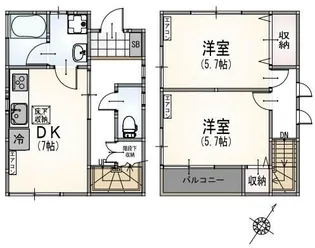 サンテラスみなみ野の間取り