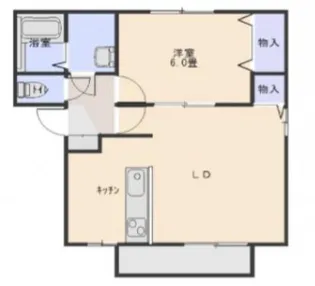 ミハラパークホームズA棟【1階】の間取り