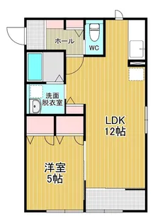 カーサ薬師堂【1階】の間取り