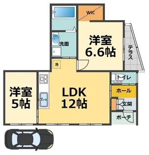 NーFOREST松並町【1階】の間取り