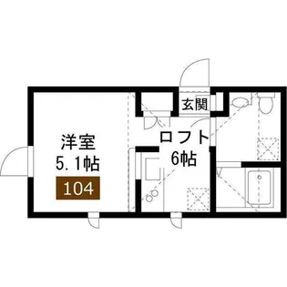プリマ シエル 池袋【2階】の間取り