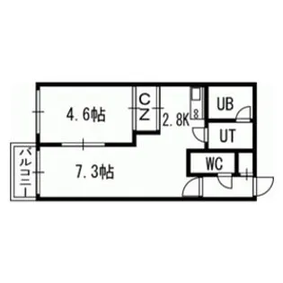 セントポーリアフラン【2階】の間取り