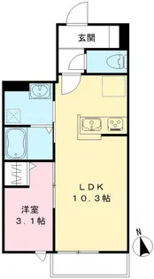 エスポワールA【2階】の間取り