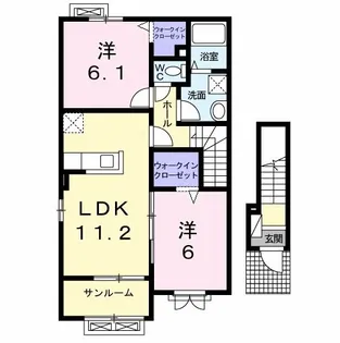 アフル シェード【2階】の間取り