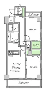 ヴィアソーレ江坂【3階】の間取り