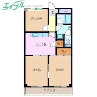 ルラージュ【5階】の間取り