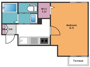 目黒GARDEN【1階】の間取り