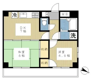 シャテロ荏田【4階】の間取り