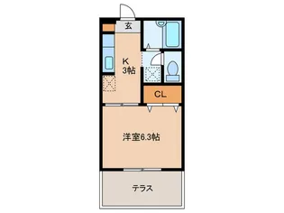 フェニックスO・T【1階】の間取り