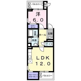 エーレ バーム【2階】の間取り