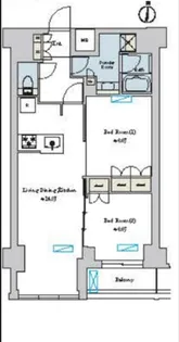 Brillia ist 池尻大橋【5階】の間取り