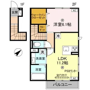 Amulette Nexia Court【2階】の間取り