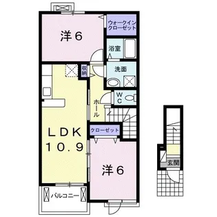 サンライク.ガーデン【2階】の間取り