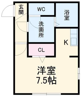 クリサンセマム青山I【2階】の間取り