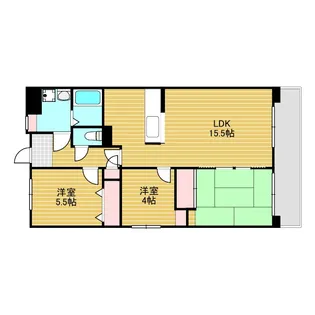 ルミエール山本【3階】の間取り