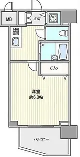 フェニックス西新宿弐番館【2階】の間取り