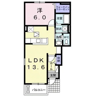フォレストビュー【1階】の間取り