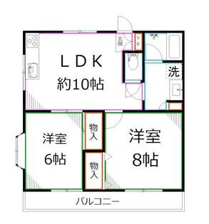 ガーデンハイツ【1階】の間取り