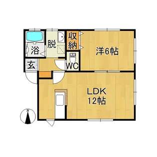 ベルウッズ【2階】の間取り