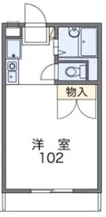 レオパレスベルエポック(8802)【2階】の間取り