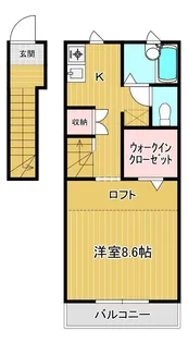 ウイングヒル【2階】の間取り