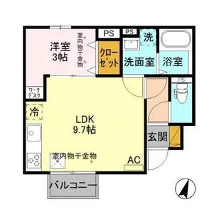 ビエンナ【1階】の間取り