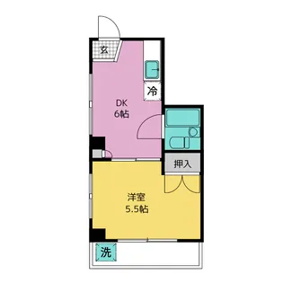 トドロキハイムII【3階】の間取り