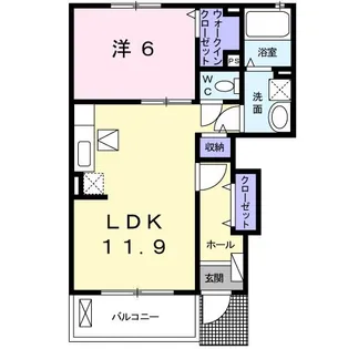 フェアリータウン【1階】の間取り