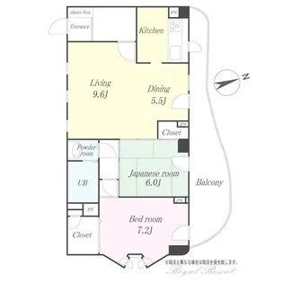 軽井沢テルミドール鹿島の森【2階】の間取り