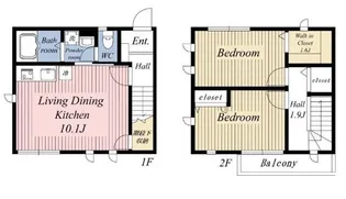 テラスロンドIの間取り