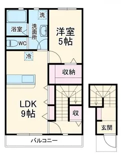 LOTUS新居2【2階】の間取り