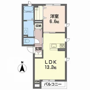 サン・レガーロ【1階】の間取り