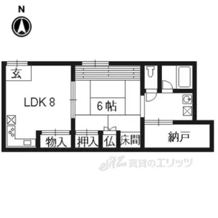センチュリープラザ丹波橋【1階】の間取り
