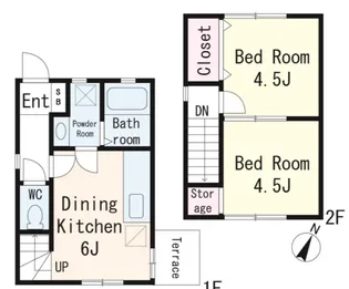 カーサ フェリーチェの間取り