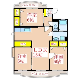 Y’s BLD X【4階】の間取り