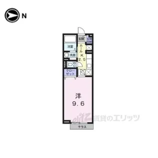 ミレグランデカーサ【1階】の間取り