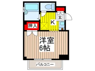 ハイツエムエム【3階】の間取り