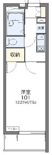 レオパレスシエレ バウム【1階】の間取り