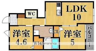 フェリーチェ・クオーレ【1階】の間取り