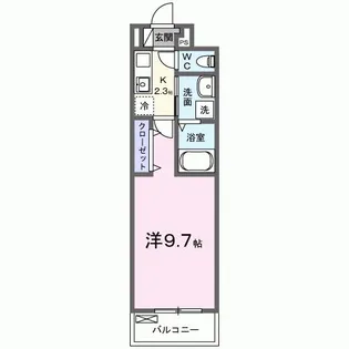 PRADERA吉川美南【2階】の間取り
