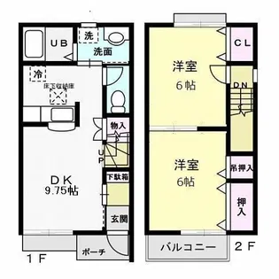 フローラ霞ヶ岡の間取り