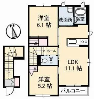 メゾン ピアー【2階】の間取り