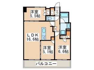 サムティレジデンス藤が丘【7階】の間取り