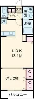 KLEIS前橋本町【1階】の間取り
